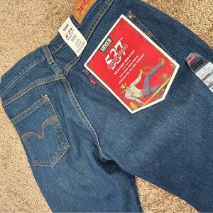 Levi’s 537 Western Bootcut Jeans Men’s 29x30 Stretch Dark Wash New With Tags